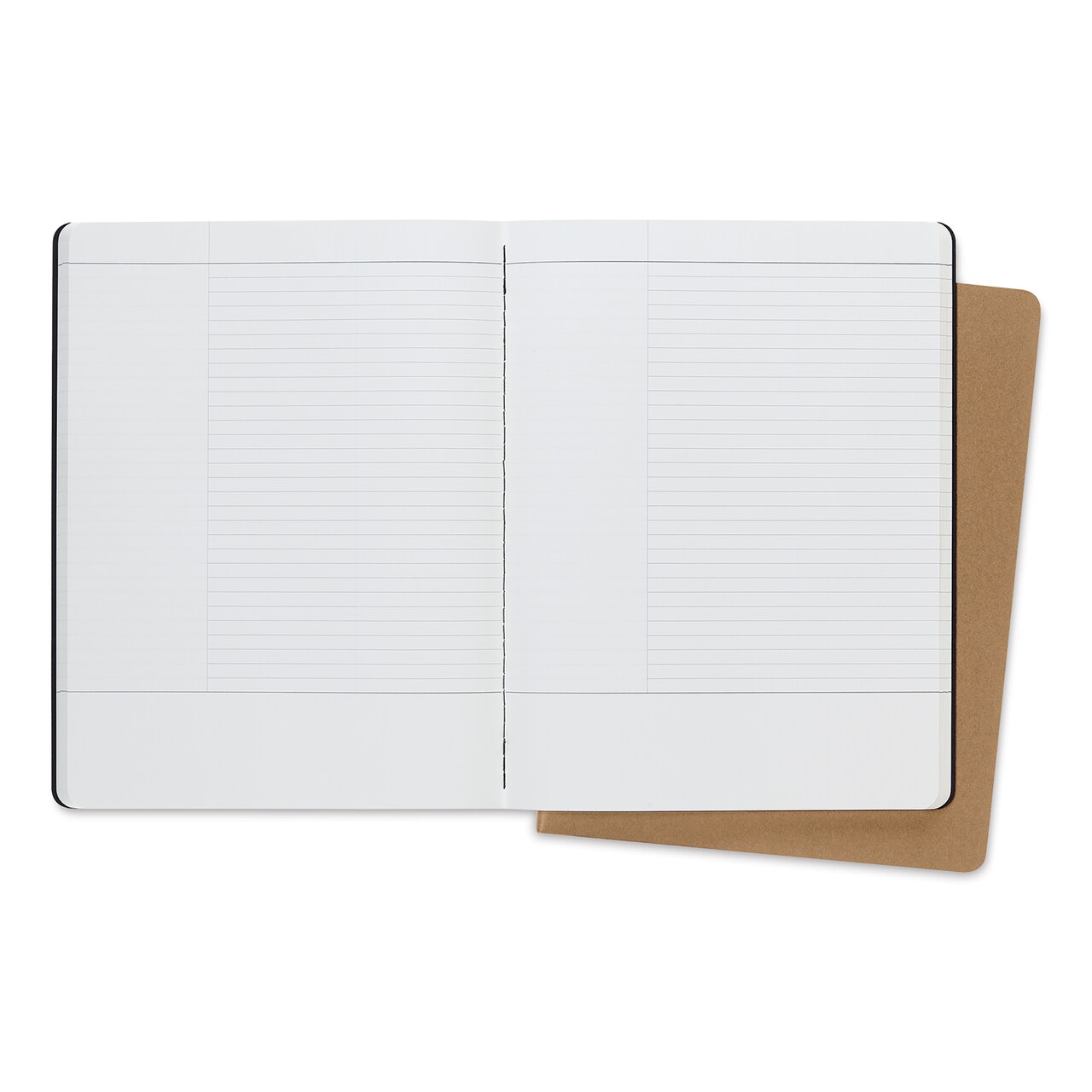Moleskine Subject Cahier Journals - Pkg of 2, Black/Kraft, X-Large